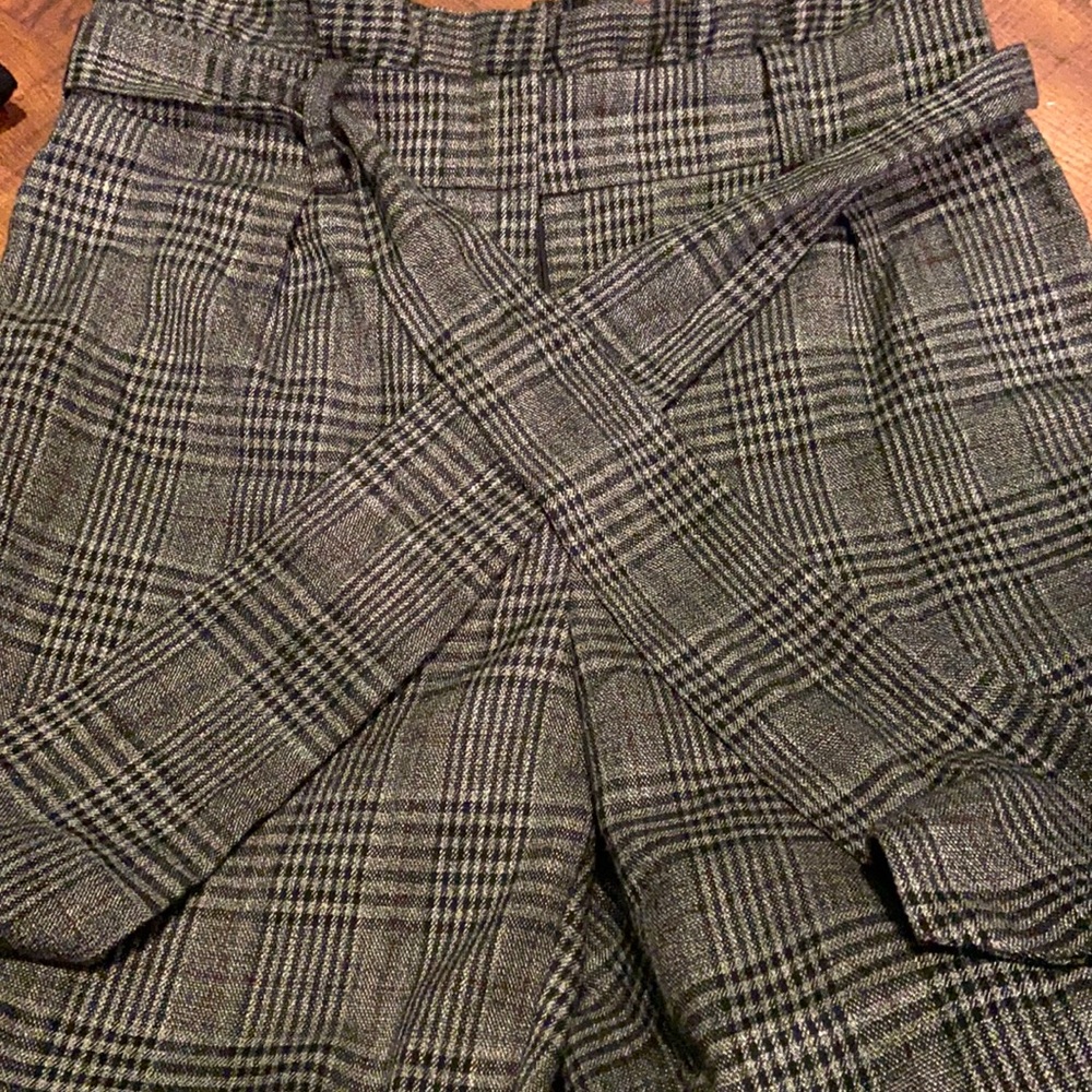 Topshop Plaid Trousers